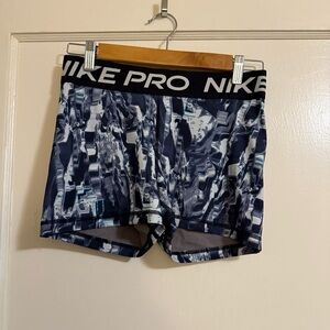 Nike Pro Athletic Shorts - Black and Gray